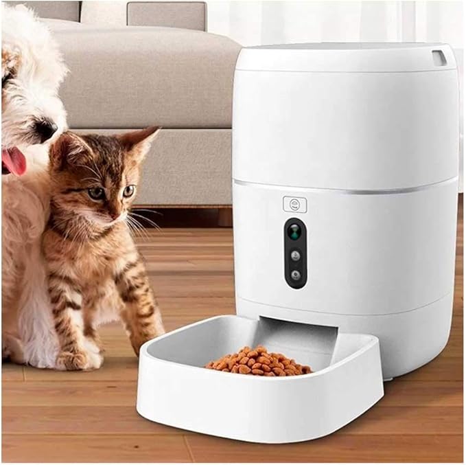 Smart Feeder 3L, Wi-Fi, Food Dispenser, App Automatic Feeding, Manual Feeding, Schedule Feeding, Check Feeding Status, Voice Recorder, for Big or Small Pets Smart Feeder 3L, Wi-Fi, Food Dispenser, App Automatic Feeding, Manual Feeding, Schedule Feeding, Check Feeding Status, Voice Recorder, for Big or Small Pets
